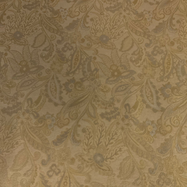 Burch Cozy Natural Beige Paisley Upholstery Fabric