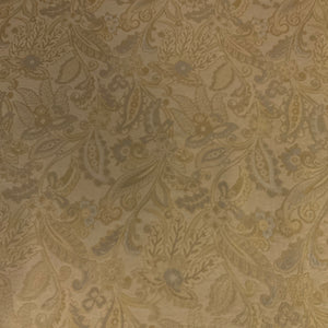Burch Cozy Natural Beige Paisley Upholstery Fabric