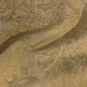 Burch Cozy Natural Beige Paisley Upholstery Fabric