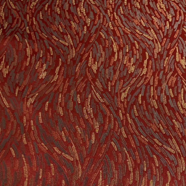 Burch Dash Scarlet Red Upholstery Fabric