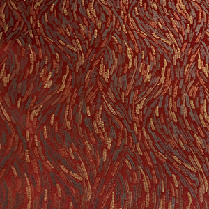 Burch Dash Scarlet Red Upholstery Fabric