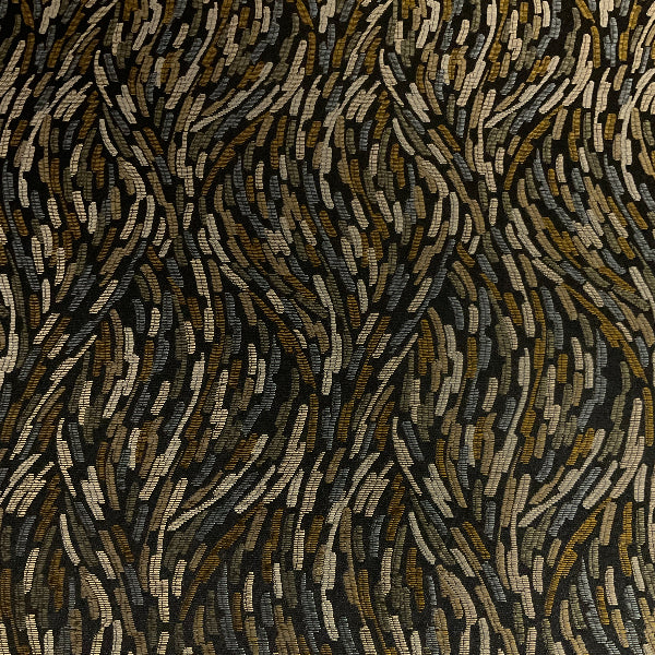 Burch Dash Shadow Black Upholstery Fabric