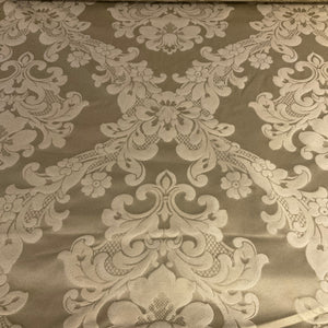 Burch Dawson Beige Damask Upholstery Fabric