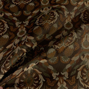Burch Delores Harvest Brown Damask Upholstery Fabric