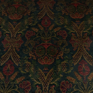 Burch Desmond Navy Blue Designer Tapestry Upholstery Fabric