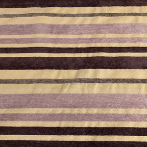 Burch Doris Amethyst Purple Chenille Stripe Upholstery Fabric