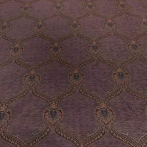 Burch Ellie Eggplant Purple Chenille Upholstery Fabric