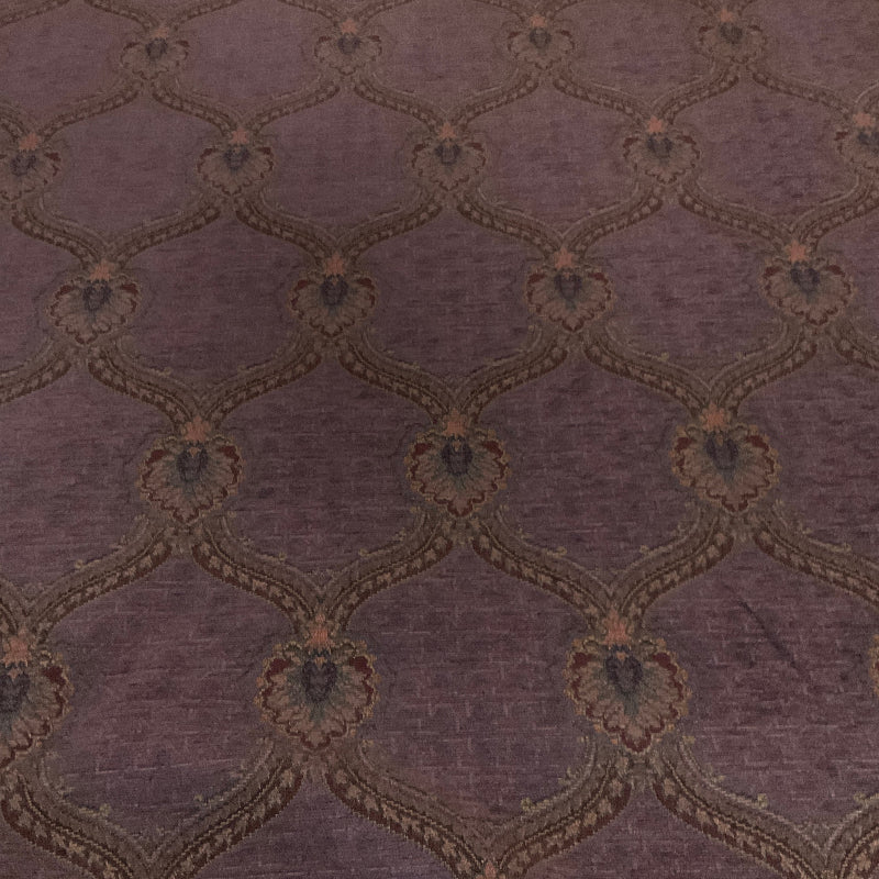 Burch Ellie Eggplant Purple Chenille Upholstery Fabric