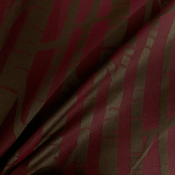 Burch February Cranberry Red Stripe Upholstery Fabric