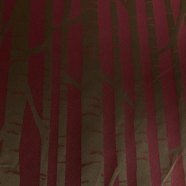 Burch February Cranberry Red Stripe Upholstery Fabric