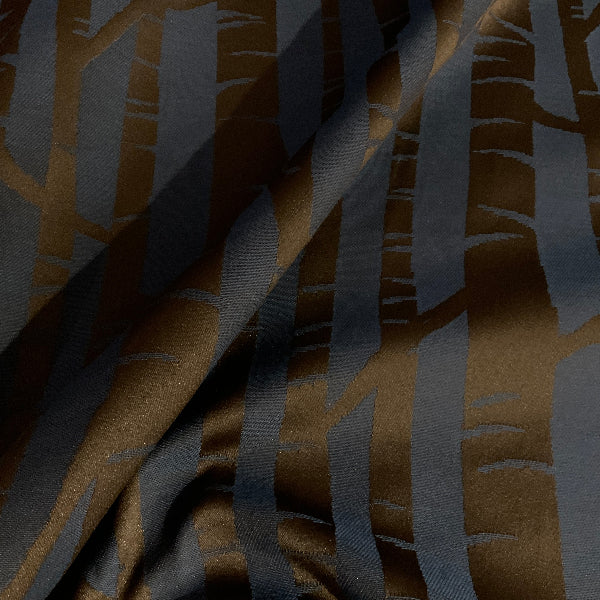 Burch February Midnight Blue Stripe Upholstery Fabric