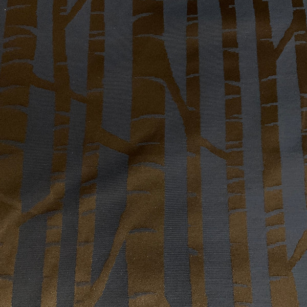 Burch February Midnight Blue Stripe Upholstery Fabric