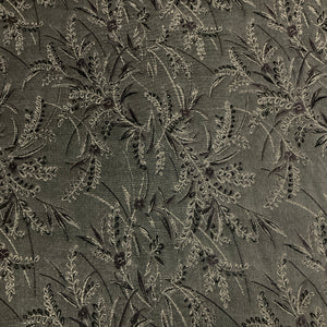 Burch Fieldcrest Gray Floral Upholstery Fabric