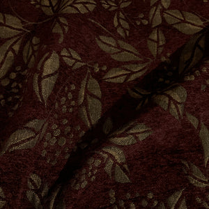 Burch Flynn Plum Purple Chenille Upholstery Fabric