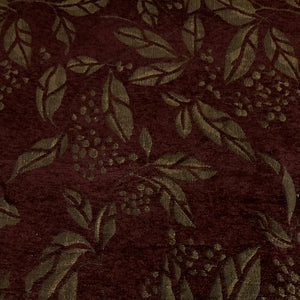 Burch Flynn Plum Purple Chenille Upholstery Fabric