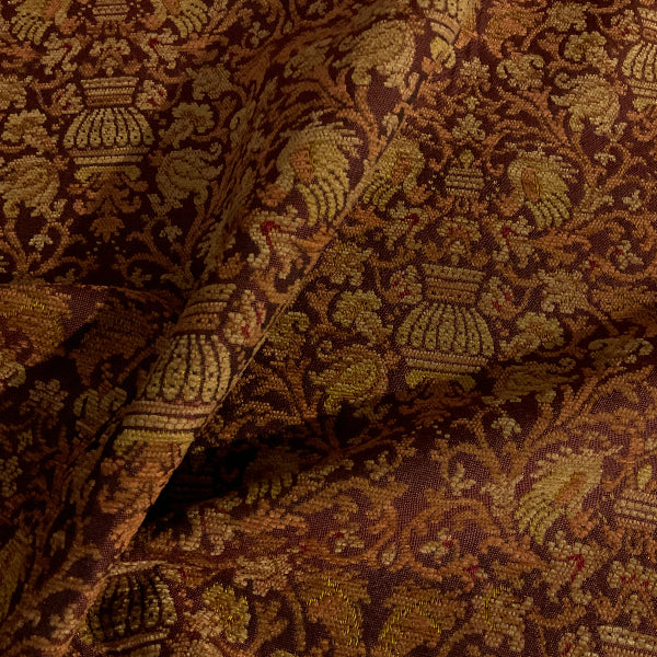Burch Hansen Cranberry Red Chenille Upholstery Fabric