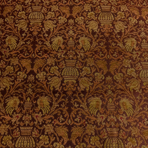 Burch Hansen Cranberry Red Chenille Upholstery Fabric