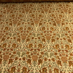 Burch Hansen Harvest Orange Chenille Upholstery Fabric