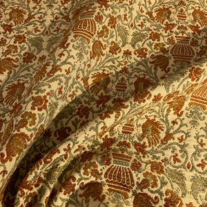 Burch Hansen Harvest Orange Chenille Upholstery Fabric
