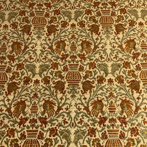 Burch Hansen Harvest Orange Chenille Upholstery Fabric