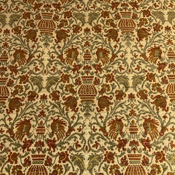 Burch Hansen Harvest Orange Chenille Upholstery Fabric