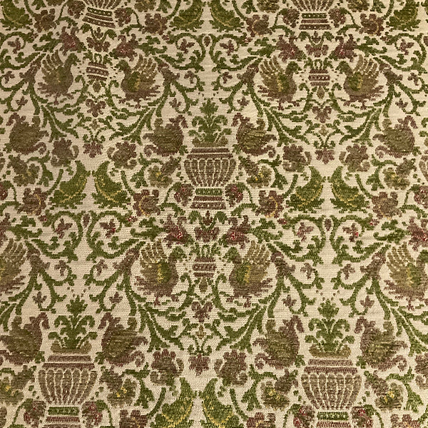 Burch Hansen Mint Green Chenille Upholstery Fabric