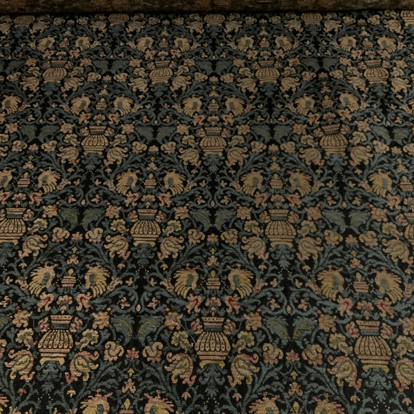 Burch Hansen Shadow Gray Chenille Upholstery Fabric