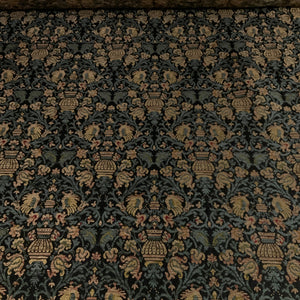 Burch Hansen Shadow Gray Chenille Upholstery Fabric