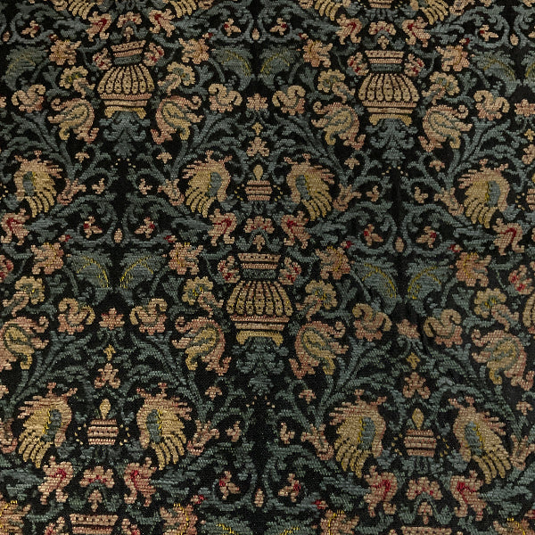 Burch Hansen Shadow Gray Chenille Upholstery Fabric