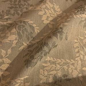 Burch Fabrics Herbs Natural Beige Leaf Design Upholstery Fabric