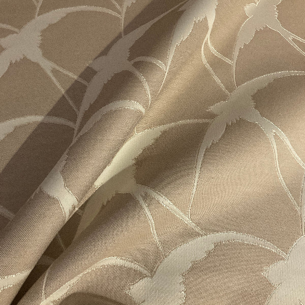 Burch Hope Ivory Beige Bird Silhouette Upholstery Fabric