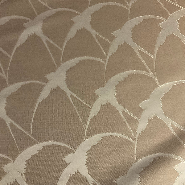 Burch Hope Ivory Beige Bird Silhouette Upholstery Fabric