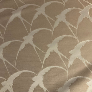 Burch Hope Ivory Beige Bird Silhouette Upholstery Fabric