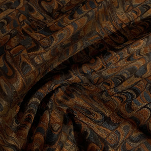 Burch Hugo Mystic Blue Geometric Upholstery Fabric