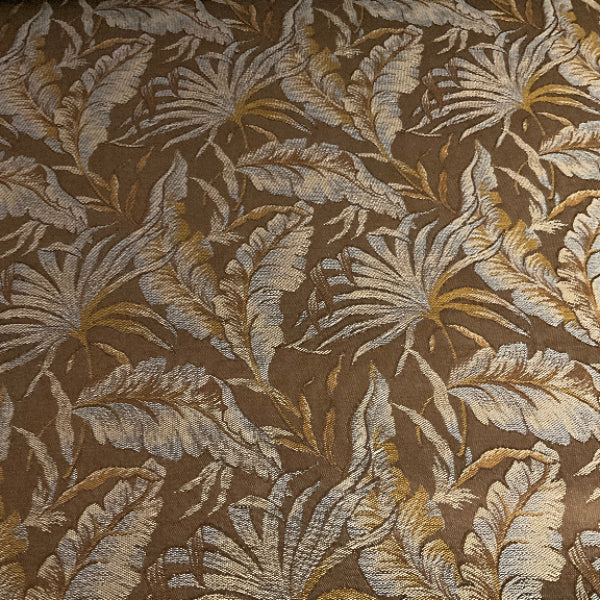 Burch Island Palms Brown Upholstery Fabric