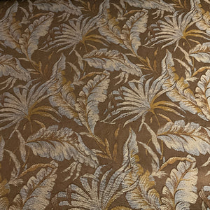 Burch Island Palms Brown Upholstery Fabric