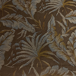 Burch Island Palms Brown Upholstery Fabric
