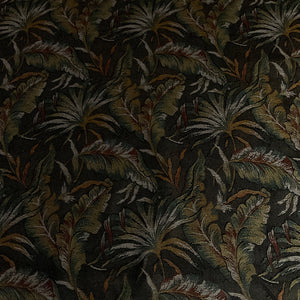 Burch Island Palms Gray Tapestry Upholstery Fabric