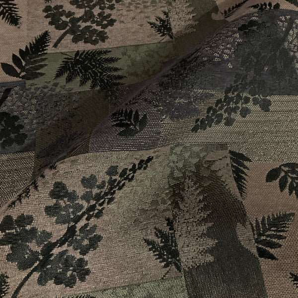 Burch Jungle Shadow Gray Upholstery Fabric