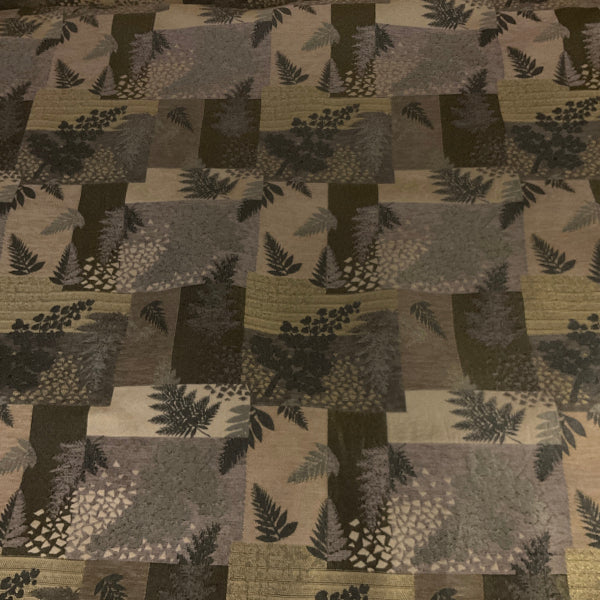 Burch Jungle Spruce Neutral Geometric Upholstery Fabric