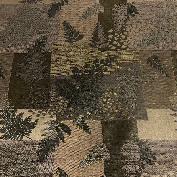 Burch Jungle Spruce Neutral Geometric Upholstery Fabric