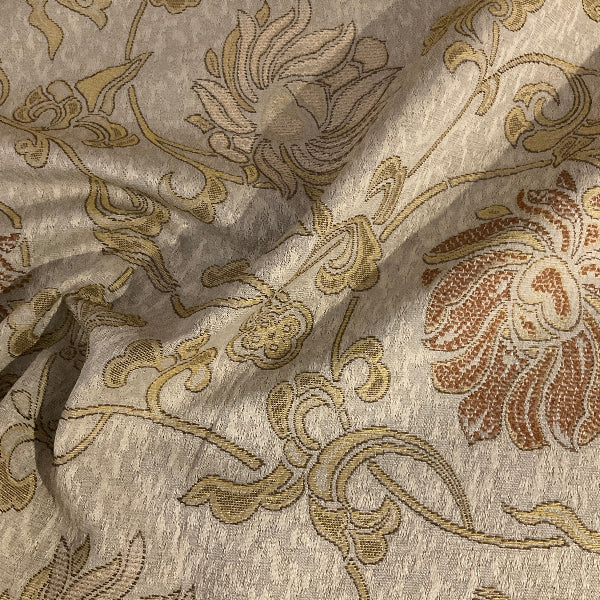 Burch Kara Ivory Designer Tapestry Upholstery Fabric