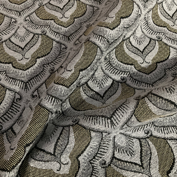 Burch Kip Smoke Gray Chenille Upholstery Fabric