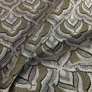 Burch Kip Smoke Gray Chenille Upholstery Fabric