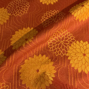 Burch Mayan Orange Damask Upholstery Fabric