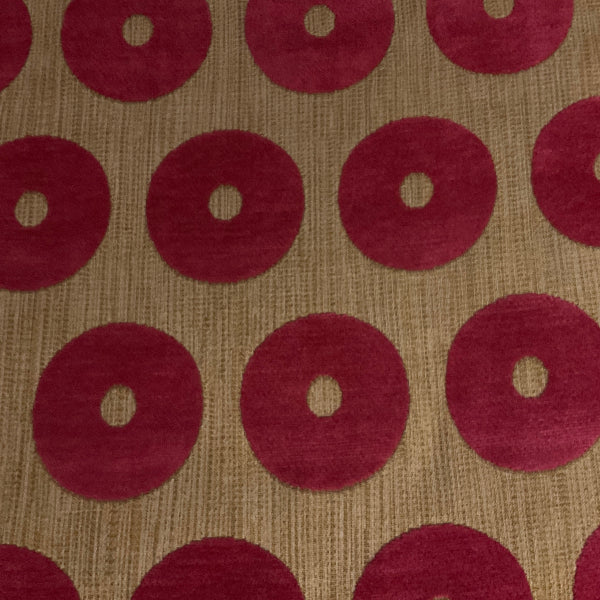 Burch Mickey Fuchsia Pink Chenille Upholstery Fabric