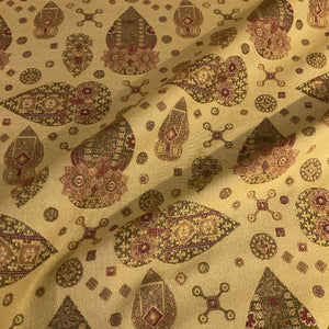 Burch Ned Dijon Khaki Beige Geometric Upholstery Fabric