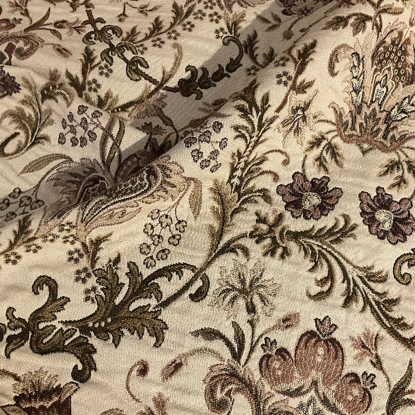 Burch Regent Ivory Designer Tapestry Upholstery Fabric