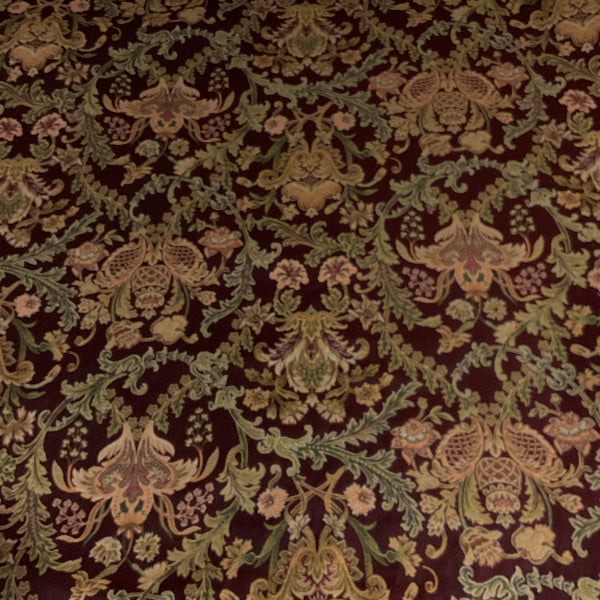 Burch Regent Ruby Red Designer Tapestry Upholstery Fabric
