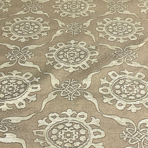 Burch Rhonda Cream Beige Textured Chenille Upholstery Fabric